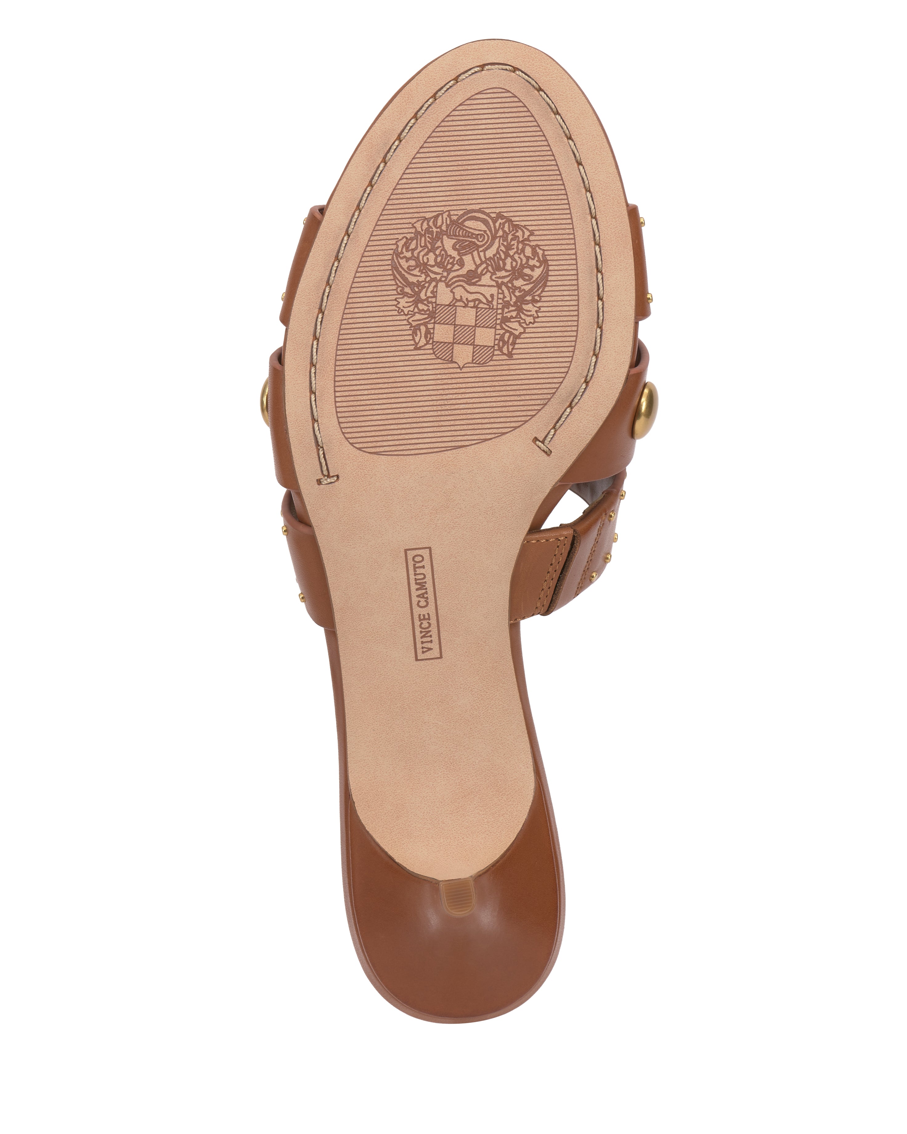 Studded Kitten Heel Sandals with Side Slits | Kyler
